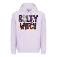 Lilac Salty Witch Premium Hoodie - CowhideDigitalArt
