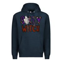 Navy Salty Witch Premium Hoodie - CowhideDigitalArt