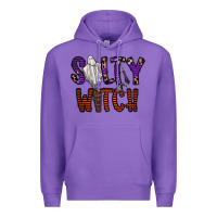 Purple Salty Witch Premium Hoodie - CowhideDigitalArt