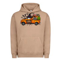 Pigment Burro happy halloween truck Urban Hoodie - CowhideDigitalArt