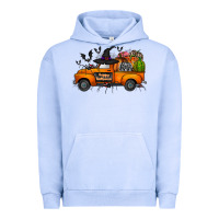 Pigment Grape Ice happy halloween truck Urban Hoodie - CowhideDigitalArt