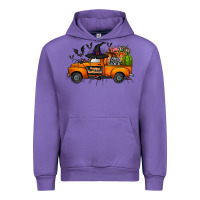 Tulip happy halloween truck Urban Hoodie - CowhideDigitalArt