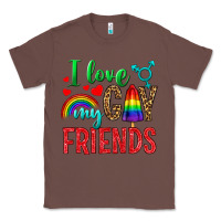 Chestnut I Love My Gay Friends Classic Tee - BundleAndBundleShop