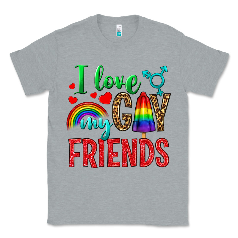 I Love My Gay Friends Classic Tee by BundleAndBundleShop | Teevron