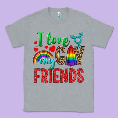 I Love My Gay Friends Classic Tee Designed By Bundleandbundleshop