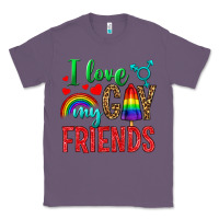 Lavender I Love My Gay Friends Classic Tee - BundleAndBundleShop