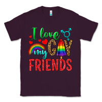 Plum I Love My Gay Friends Classic Tee - BundleAndBundleShop