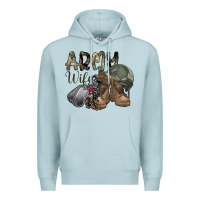 Blue Mist army wife Premium Hoodie - SublimationCraftShop