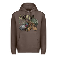 Coffee army wife Premium Hoodie - SublimationCraftShop