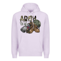 Lilac army wife Premium Hoodie - SublimationCraftShop