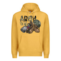 Mustard army wife Premium Hoodie - SublimationCraftShop