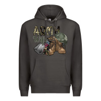Smoke army wife Premium Hoodie - SublimationCraftShop