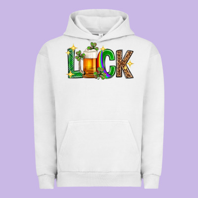 St. Patrick's Day Luck Beer Urban Hoodie Designed By Neo Western