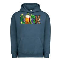 Pigment Midnight Navy St. Patrick's Day luck beer Urban Hoodie - Neo Western