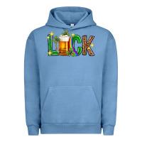 Pigment Pebble Blue St. Patrick's Day luck beer Urban Hoodie - Neo Western