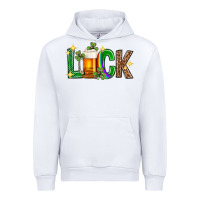 White St. Patrick's Day luck beer Urban Hoodie - Neo Western