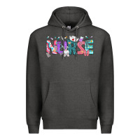 Charcoal Heather Easter Nurse Easter Day Premium Hoodie - Neo Western
