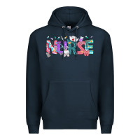 Navy Easter Nurse Easter Day Premium Hoodie - Neo Western