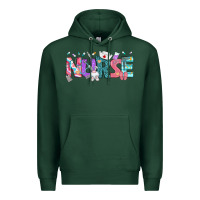 Sports Green Easter Nurse Easter Day Premium Hoodie - Neo Western