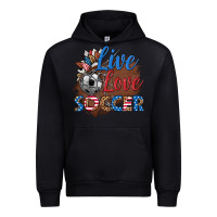 Black live love soccer Urban Hoodie - HRA Design Shop