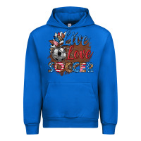 Cobalt live love soccer Urban Hoodie - HRA Design Shop