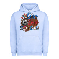 Pigment Grape Ice live love soccer Urban Hoodie - HRA Design Shop