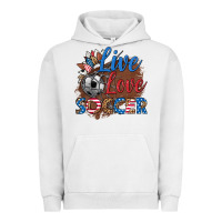 Pigment Lunar Rock live love soccer Urban Hoodie - HRA Design Shop
