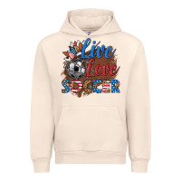 Sandshell live love soccer Urban Hoodie - HRA Design Shop