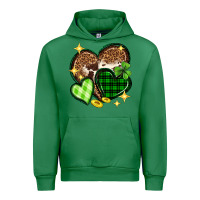 Emerald St. Patrick's Day hearts Urban Hoodie - Neo Western
