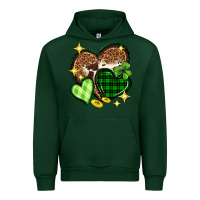 Forest Green St. Patrick's Day hearts Urban Hoodie - Neo Western
