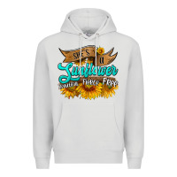 She's A Sunflower Beautiful Fierce Free Premium Hoodie | Teevron