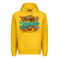 Lemon she's a sunflower beautiful fierce free Premium Hoodie - HRA Design Shop
