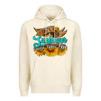 Sandshell she's a sunflower beautiful fierce free Premium Hoodie - HRA Design Shop