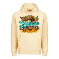 Pina Colada she's a sunflower beautiful fierce free Premium Hoodie - HRA Design Shop
