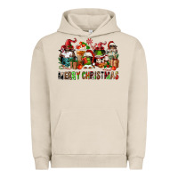 Pigment French Oak merry christmas coffee afro gnomies Urban Hoodie - FaDigitalArtStudio