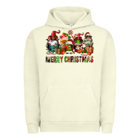 Pigment Pistachio merry christmas coffee afro gnomies Urban Hoodie - FaDigitalArtStudio