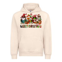 Sandshell merry christmas coffee afro gnomies Urban Hoodie - FaDigitalArtStudio
