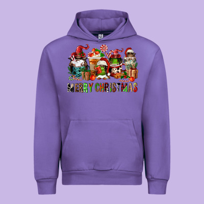 Merry Christmas Coffee Afro Gnomies Urban Hoodie Designed By Fadigitalartstudio