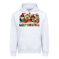 White merry christmas coffee afro gnomies Urban Hoodie - FaDigitalArtStudio