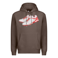 Coffee red cleats fa element Premium Hoodie - FaDigitalArtStudio