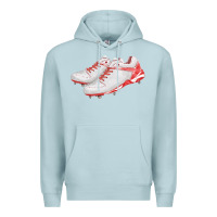 Blue Mist red cleats fa element Premium Hoodie - FaDigitalArtStudio