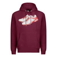 Burgundy red cleats fa element Premium Hoodie - FaDigitalArtStudio