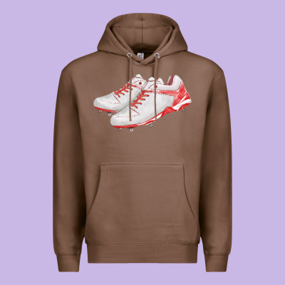 Red Cleats Fa Element Premium Hoodie Designed By Fadigitalartstudio