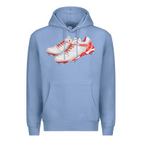Colony Blue red cleats fa element Premium Hoodie - FaDigitalArtStudio