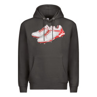 Smoke red cleats fa element Premium Hoodie - FaDigitalArtStudio