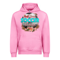 Fuchsia Pink eat sleep soccer repeat Urban Hoodie - HRA Design Shop
