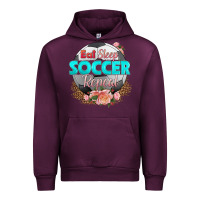 Mauve Wine eat sleep soccer repeat Urban Hoodie - HRA Design Shop