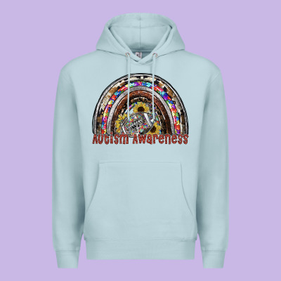Autism Avareness Football Premium Hoodie Designed By Sublimationcraftshop