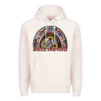 Pale Pink autism avareness football Premium Hoodie - SublimationCraftShop