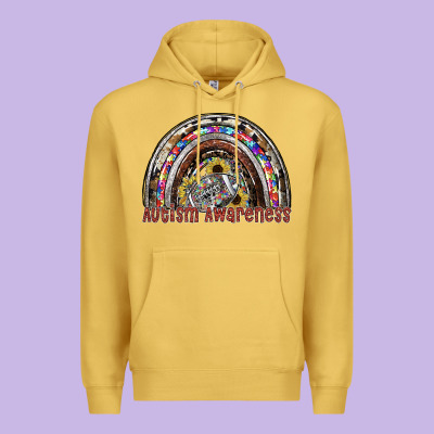 Autism Avareness Football Premium Hoodie Designed By Sublimationcraftshop